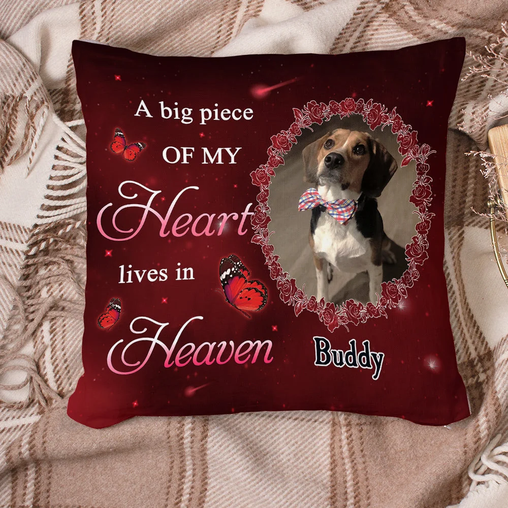 A Big Piece Of My Heart - Personalized Custom Throw Pillow - Image 4