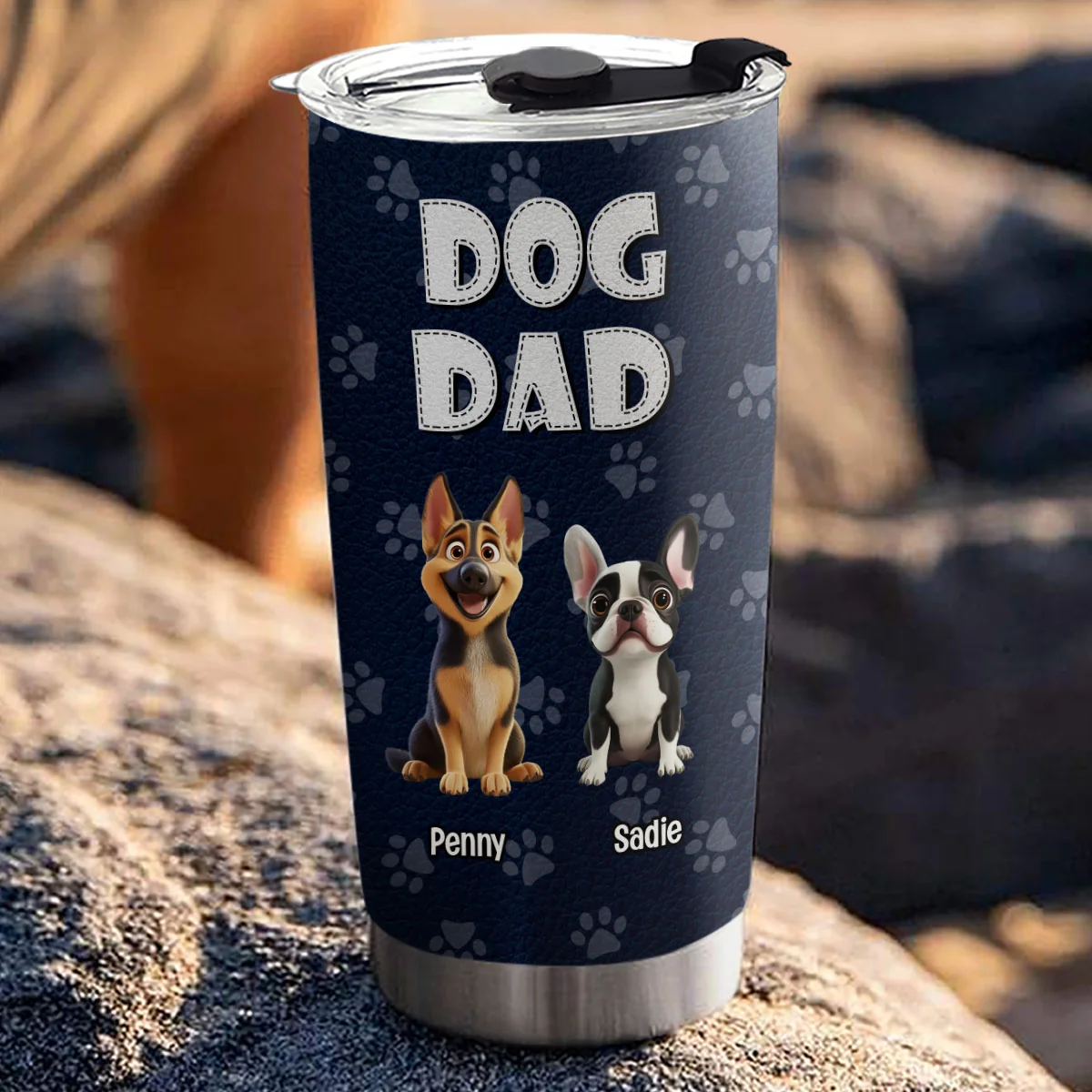 A Little Dog Gonna Love You - Personalized Custom Tumbler - Image 3