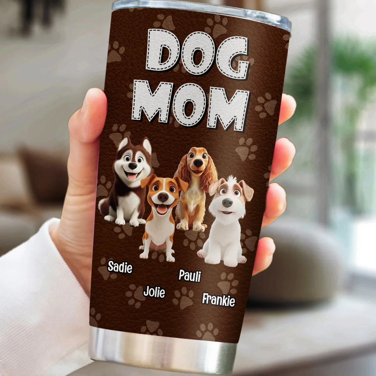 A Little Dog Gonna Love You - Personalized Custom Tumbler - Image 5