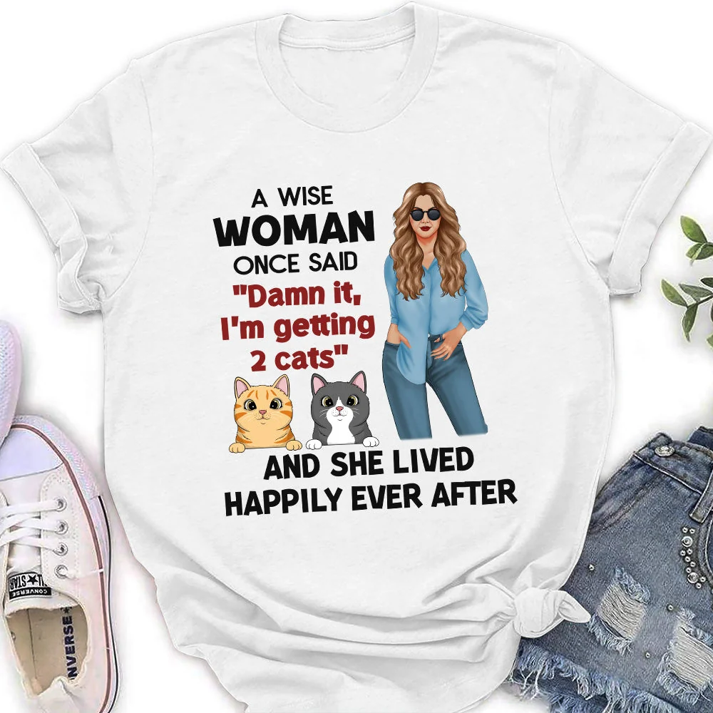 A Wise Woman - Personalized Custom Women's T-shirt - Image 3