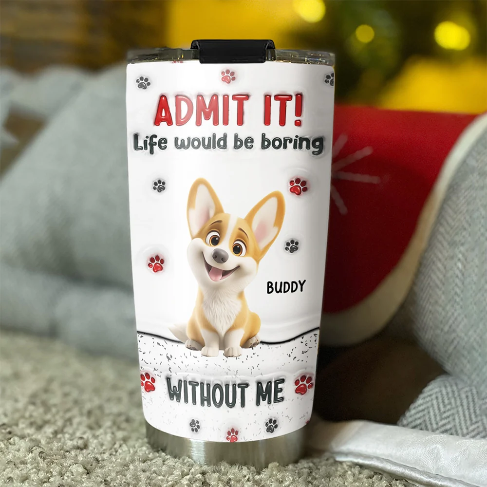 Accept It - Personalized Custom 3D Inflated Effect Tumbler - Image 3