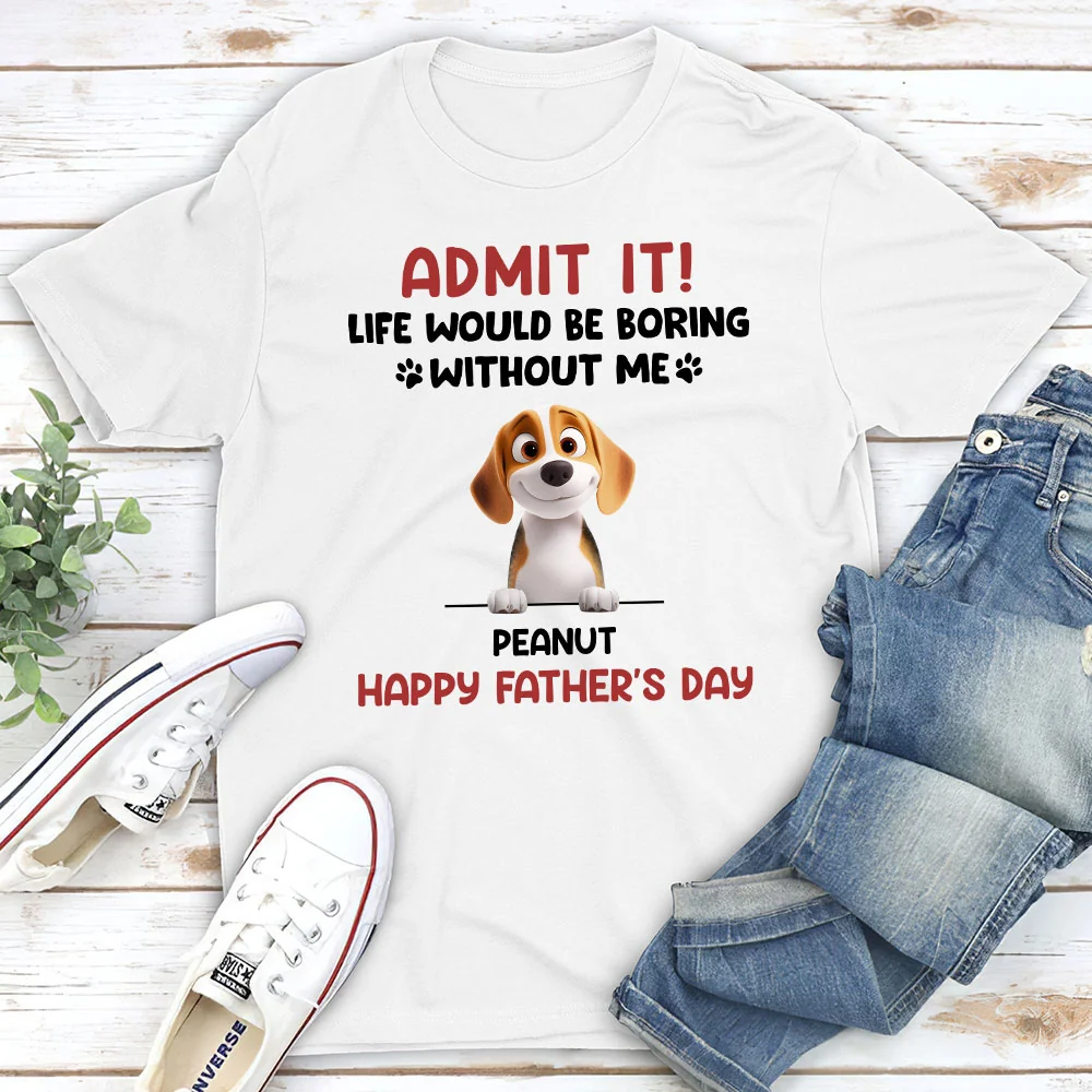 Admit It Cartoon - Personalized Custom Unisex T-Shirt - Image 2