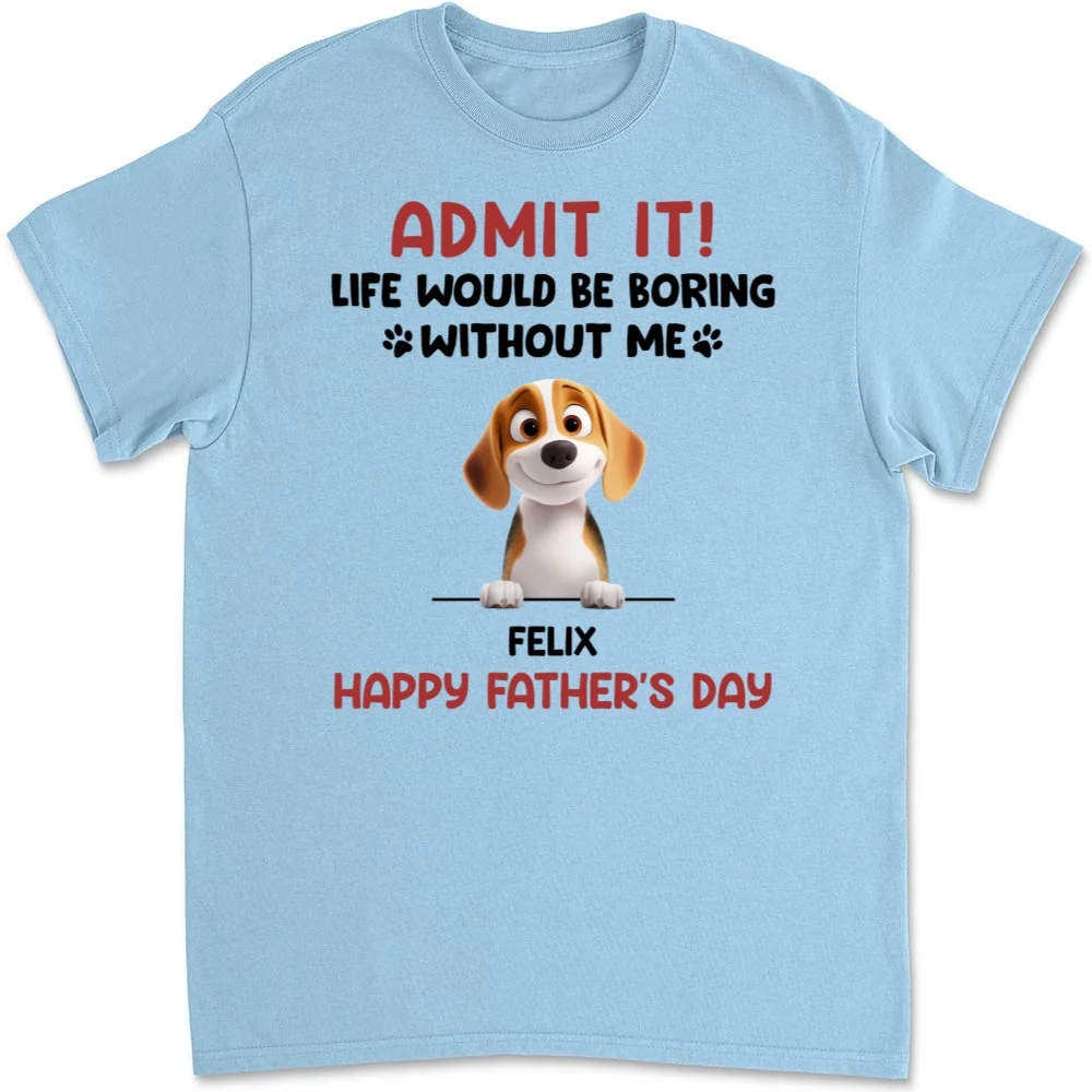 Admit It Cartoon - Personalized Custom Unisex T-Shirt - Image 8