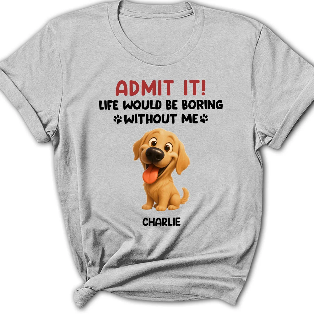 Admit It Cartoon - Personalized Custom Women's T-shirt