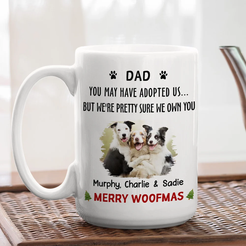Adopted Cartoon Photo - Personalized Custom Coffee Mug - Image 5