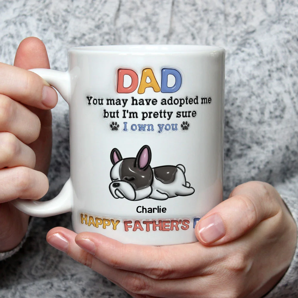 Adopted Me - Personalized Custom 3D Inflated Effect Mug - Image 3