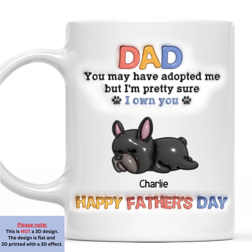 Adopted Me - Personalized Custom 3D Inflated Effect Mug - Image 8