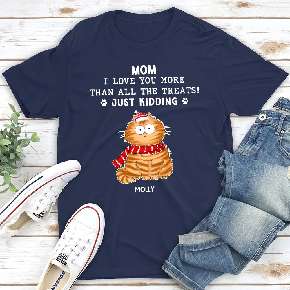 All The Treats For Cat - Personalized Custom Unisex T-shirt - Image 2