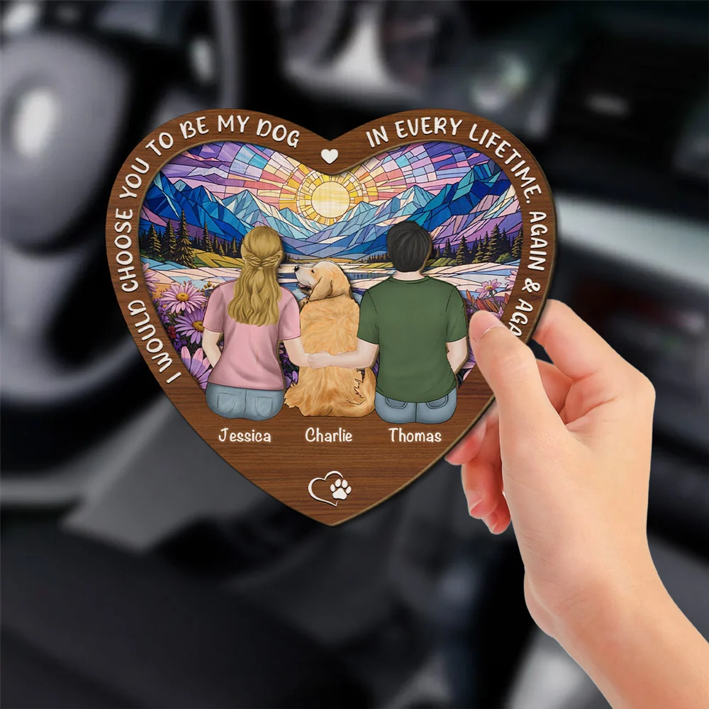 Always Choose You - Personalized Custom Car Visor Clip - Image 3
