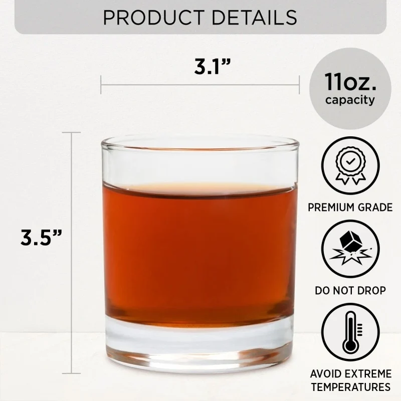 Always Look Up To You - Personalized Custom Whiskey Glass - Image 6