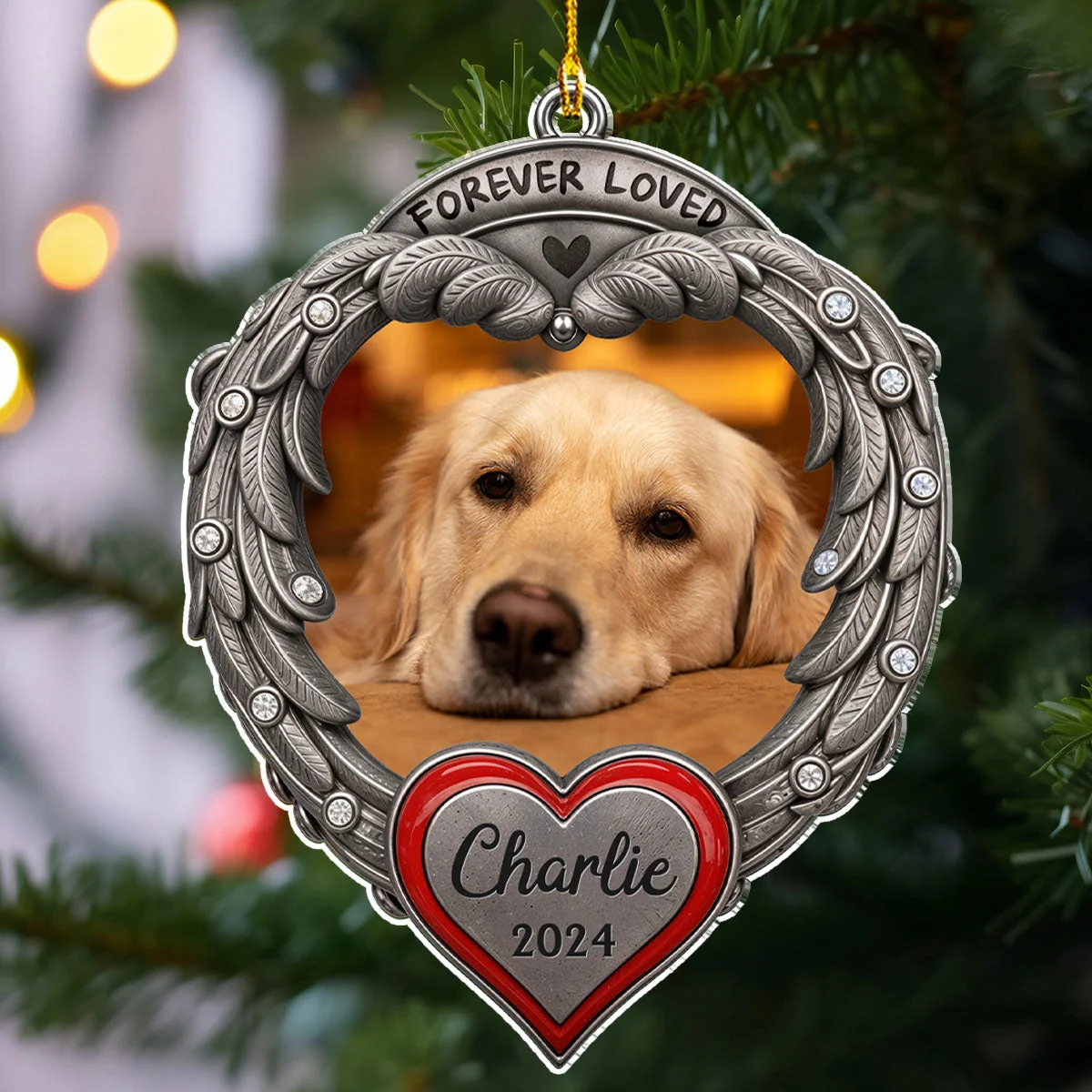 Always Loved - Personalized Custom Acrylic Ornament