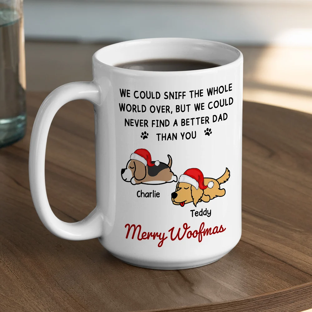 Always Our Number One Dog Mom Dad - Personalized Custom Coffee Mug - Image 5