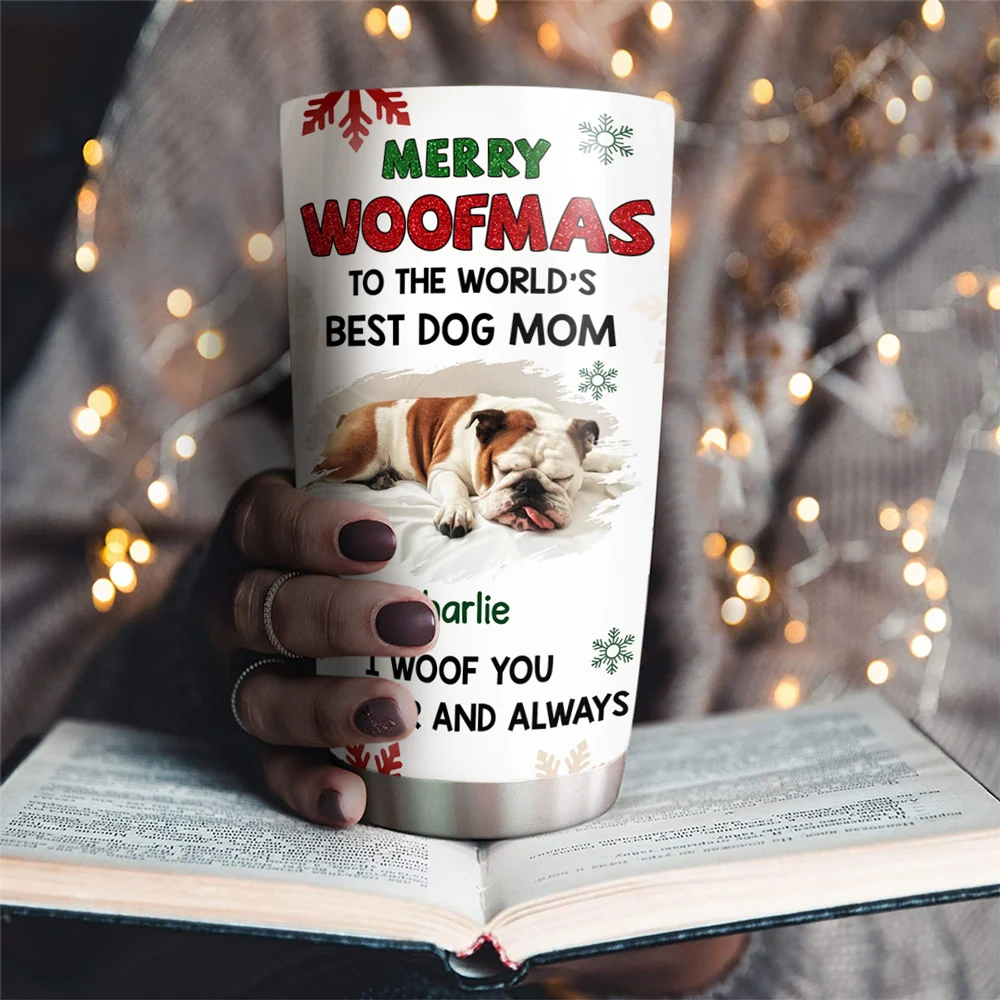 Always Woof You Photo - Personalized Custom Tumbler - Image 2