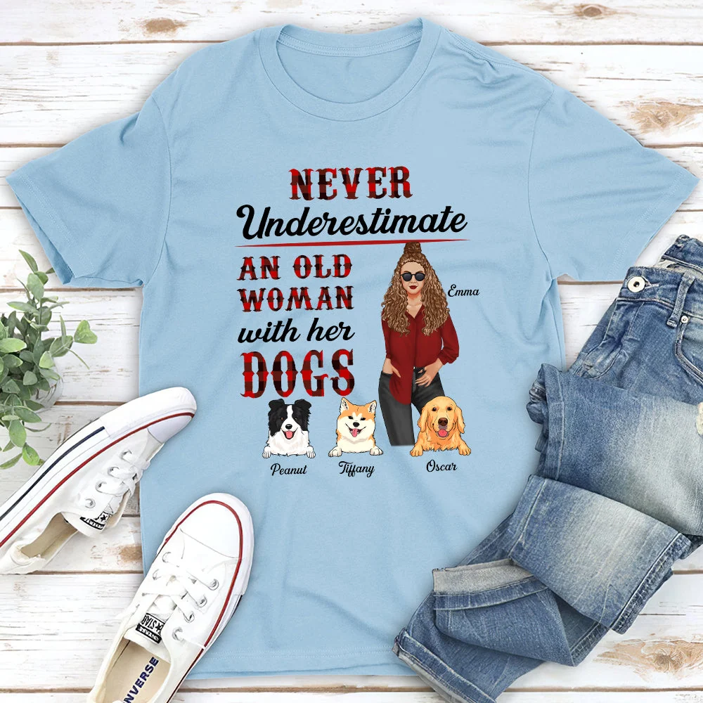 An Old Woman - Personalized Custom Unisex T-shirt - Image 5