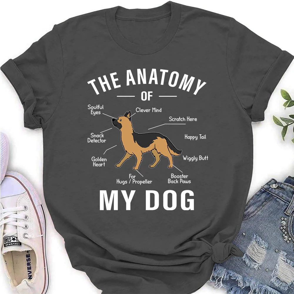 Anatomy Of My Dog - Personalized Custom Women's T-shirt - Image 3
