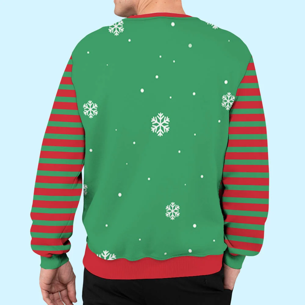 Annoying Each Other For Many Years- Personalized Custom All-Over-Print Sweatshirt - Image 4