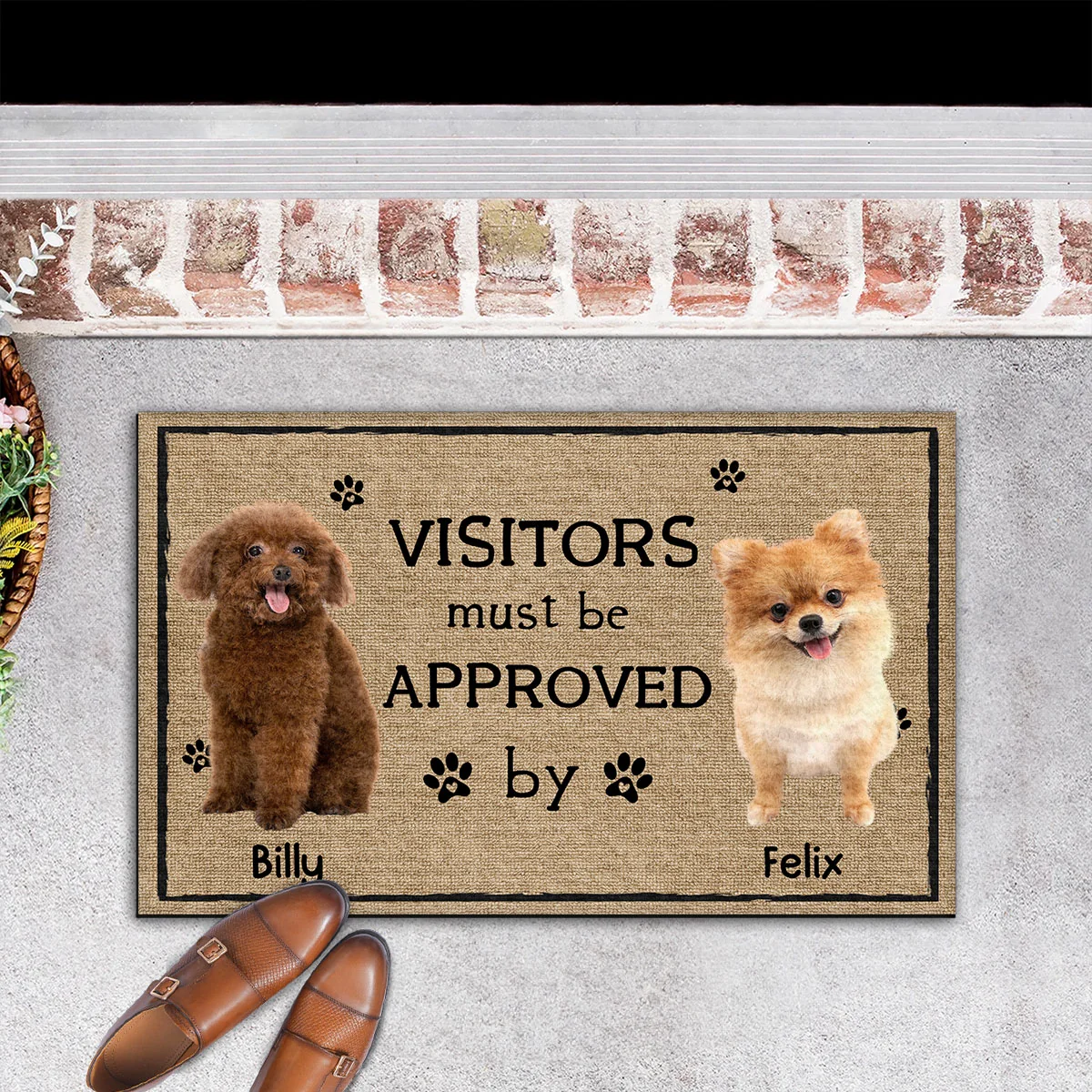 Approved By Me Photo - Personalized Custom Doormat - Image 2