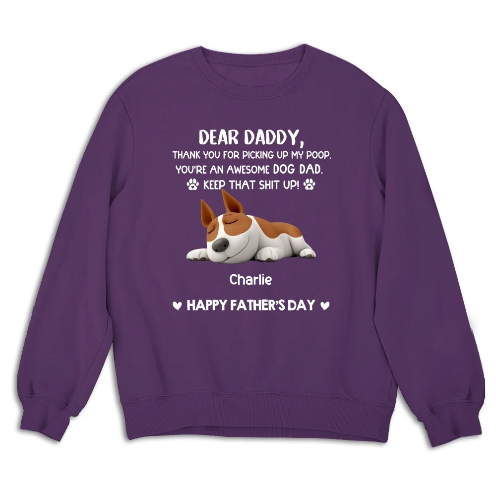 Awesome Dog Dad - Personalized Custom Sweatshirt - Image 6