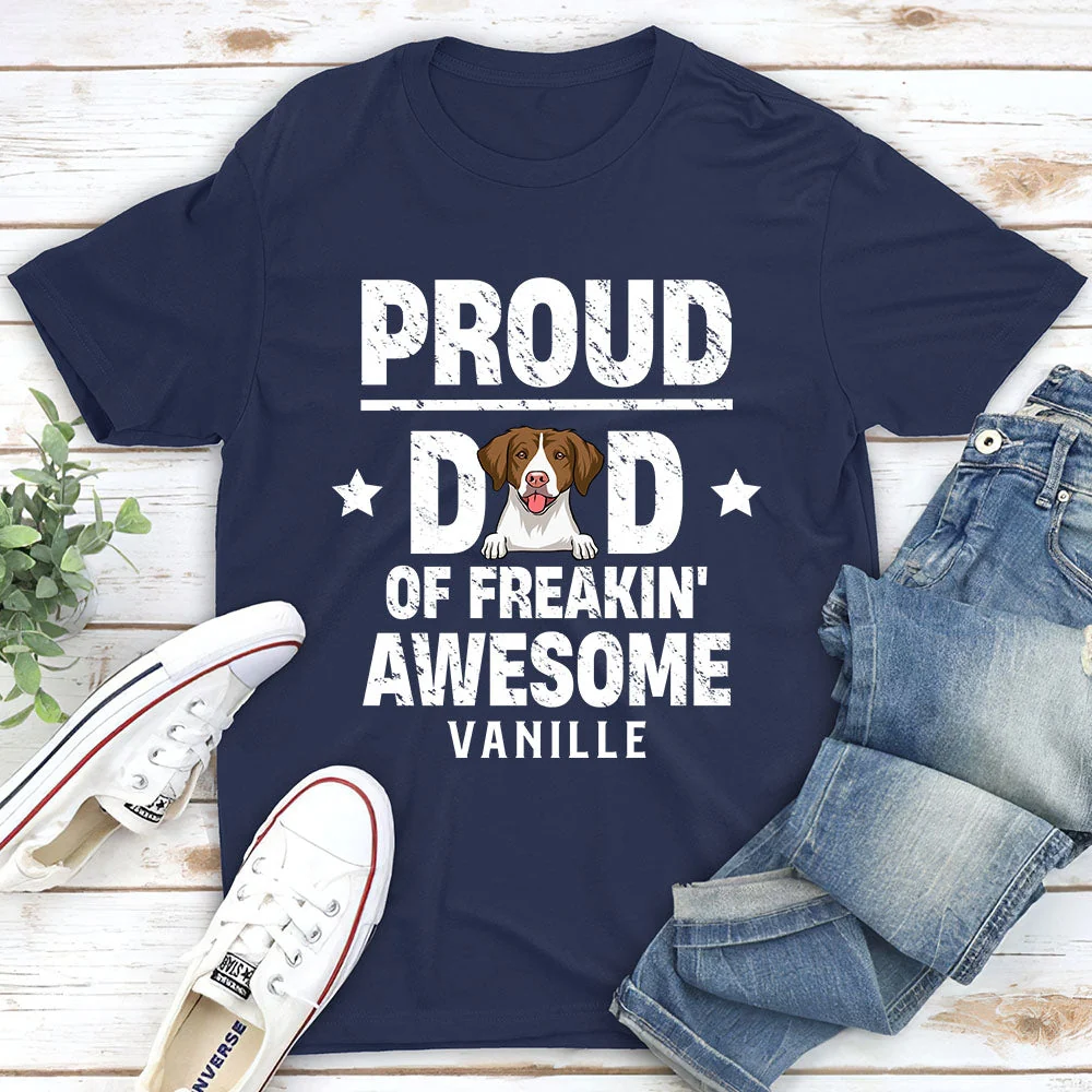 Awesome Fur Baby - Personalized Custom Unisex T-shirt - Image 4