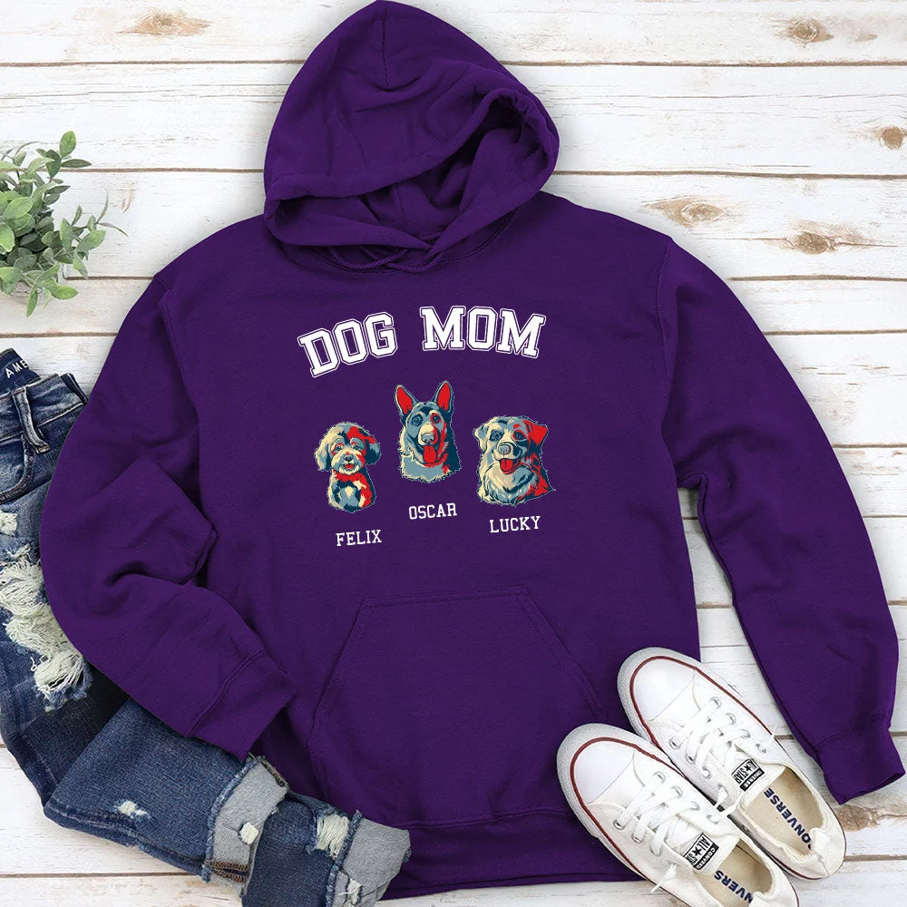 Basic Dog Dad - Personalized Custom Hoodie - Image 4