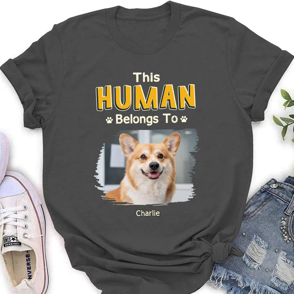 Belongs To Me Photo - Personalized Custom Women's T-shirt