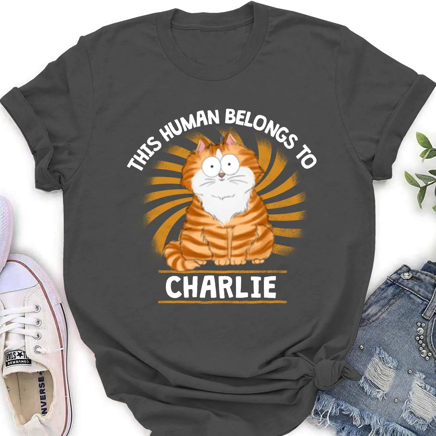 Belongs To Us - Personalized Custom Women's T-shirt - Image 9