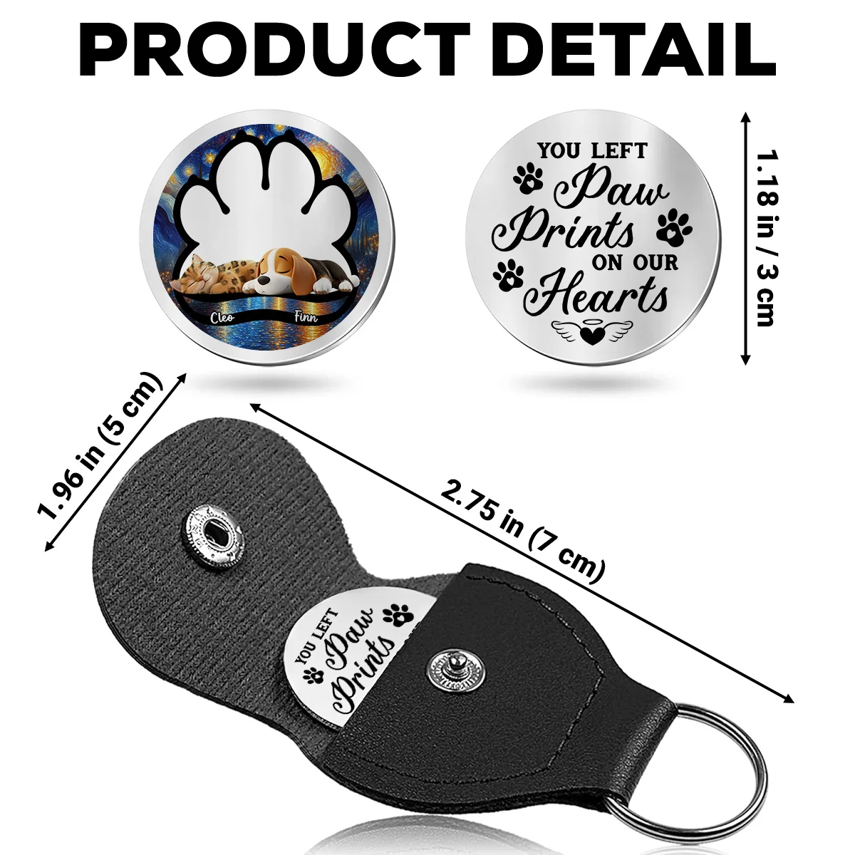 Beside My Babies - Personalized Custom Pocket Hug - Image 5