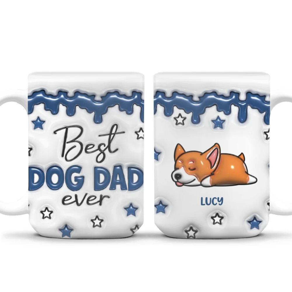 Best Dog Parents - Personalized Custom 3D Inflated Effect Mug - Image 7
