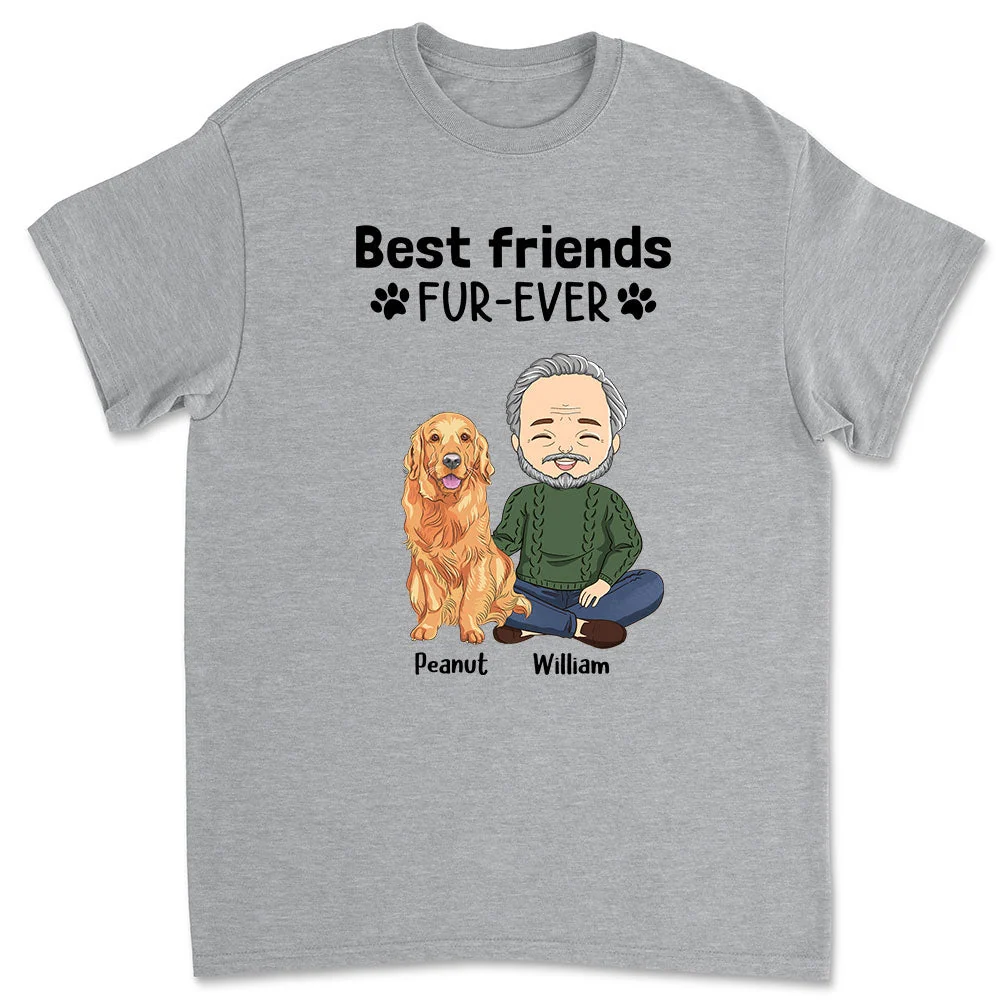 Best Friends Fur-ever - Personalized Custom Unisex T-shirt