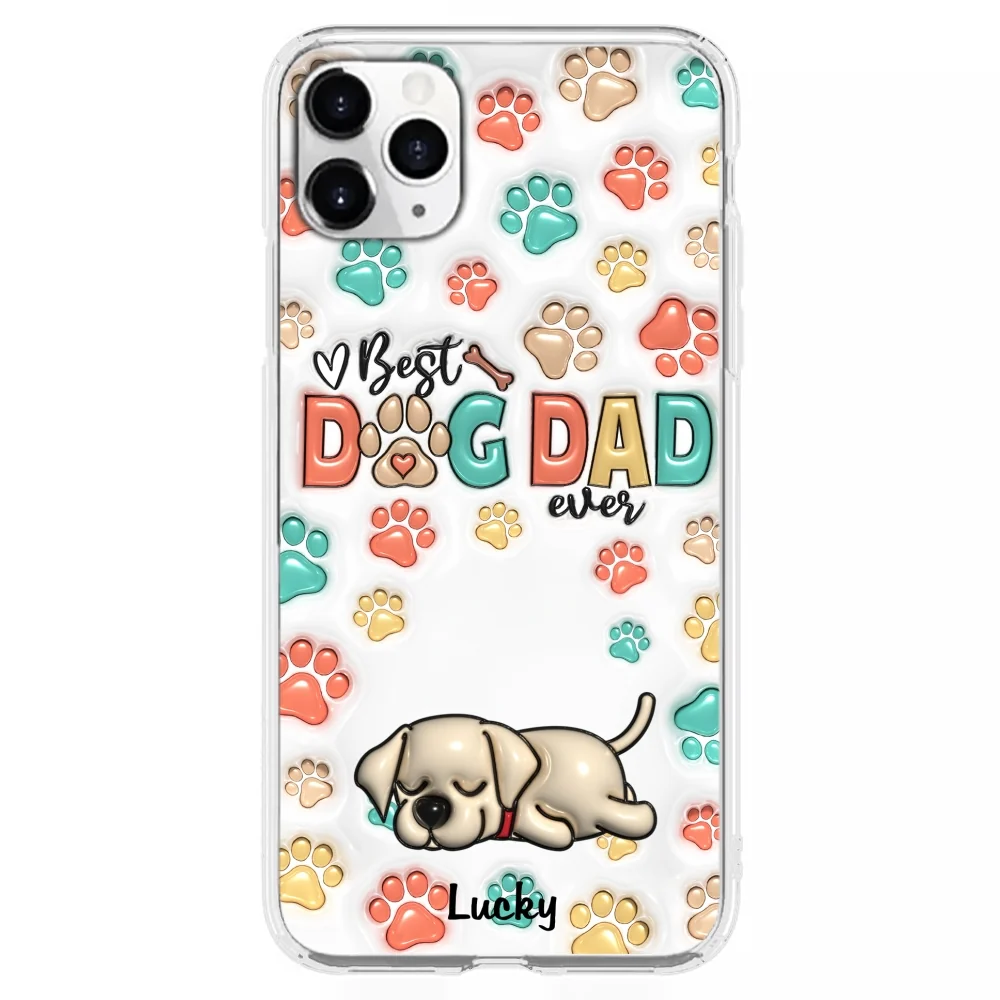 Best Fur Mom Ever - Personalized Custom 3D Inflated Effect Phone Case - Image 8