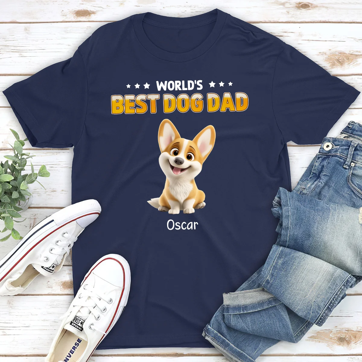 Best In The World - Personalized Custom Unisex T-shirt - Image 2