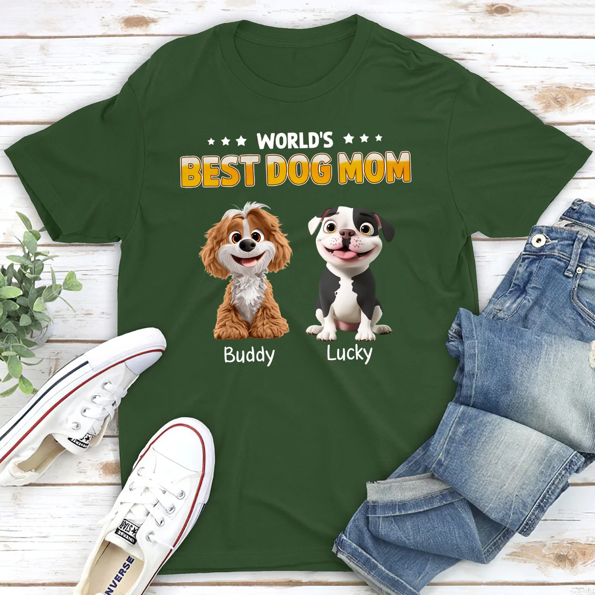 Best In The World - Personalized Custom Unisex T-shirt - Image 3