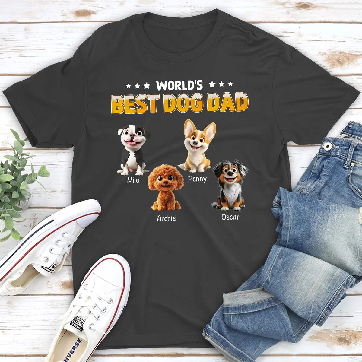 Best In The World - Personalized Custom Unisex T-shirt - Image 5