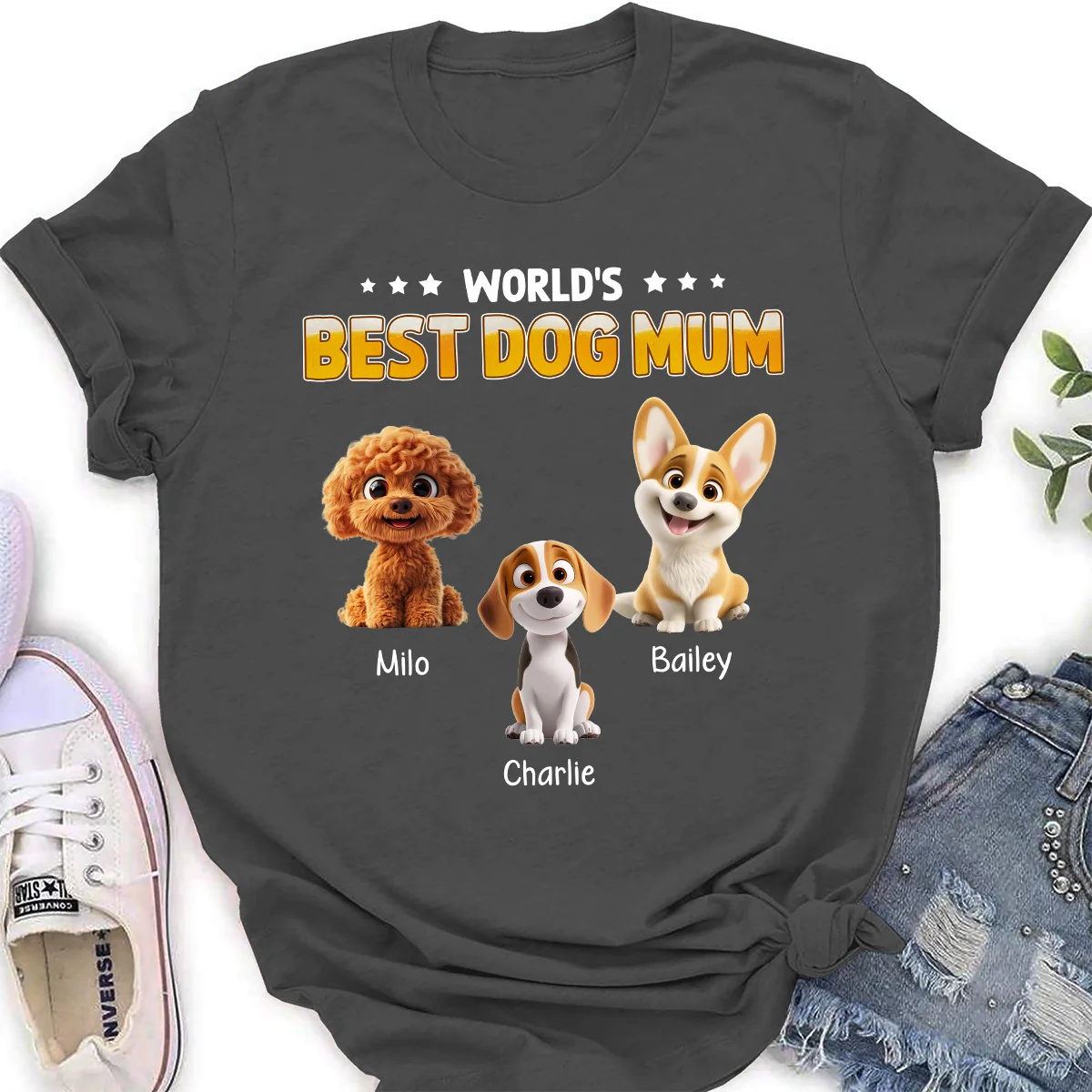 Best In The World - Personalized Custom Women's T-shirt - Image 5