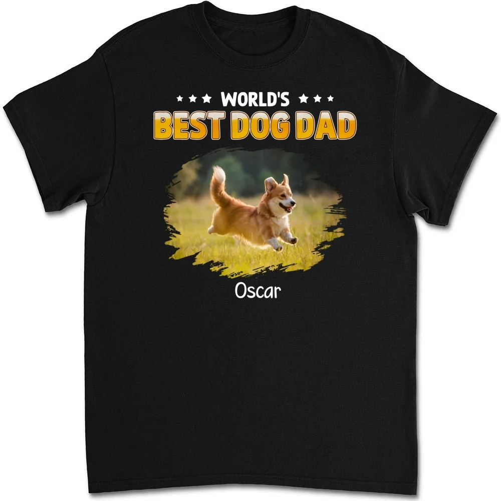 Best In The World Photo - Personalized Custom Unisex T-shirt - Image 3