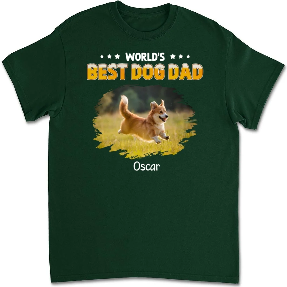 Best In The World Photo - Personalized Custom Unisex T-shirt - Image 5