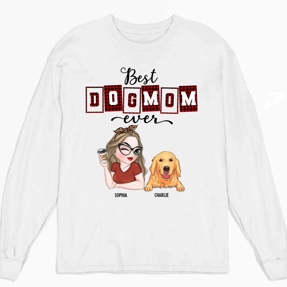 Best Mom Of The Year - Personalized Custom Long Sleeve T-shirt