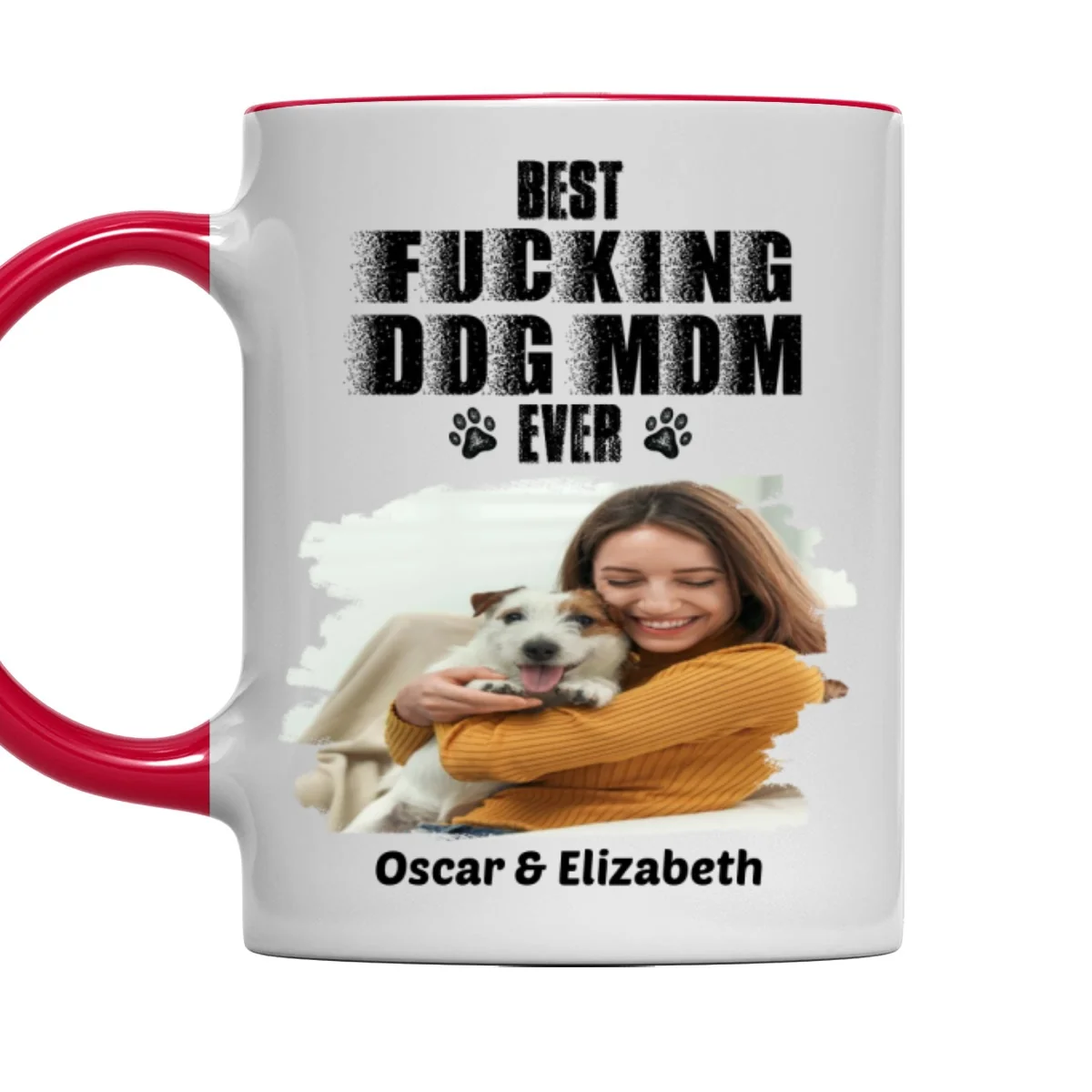 Best Mom Ever Photo - Personalized Custom Accent Mug - Image 7