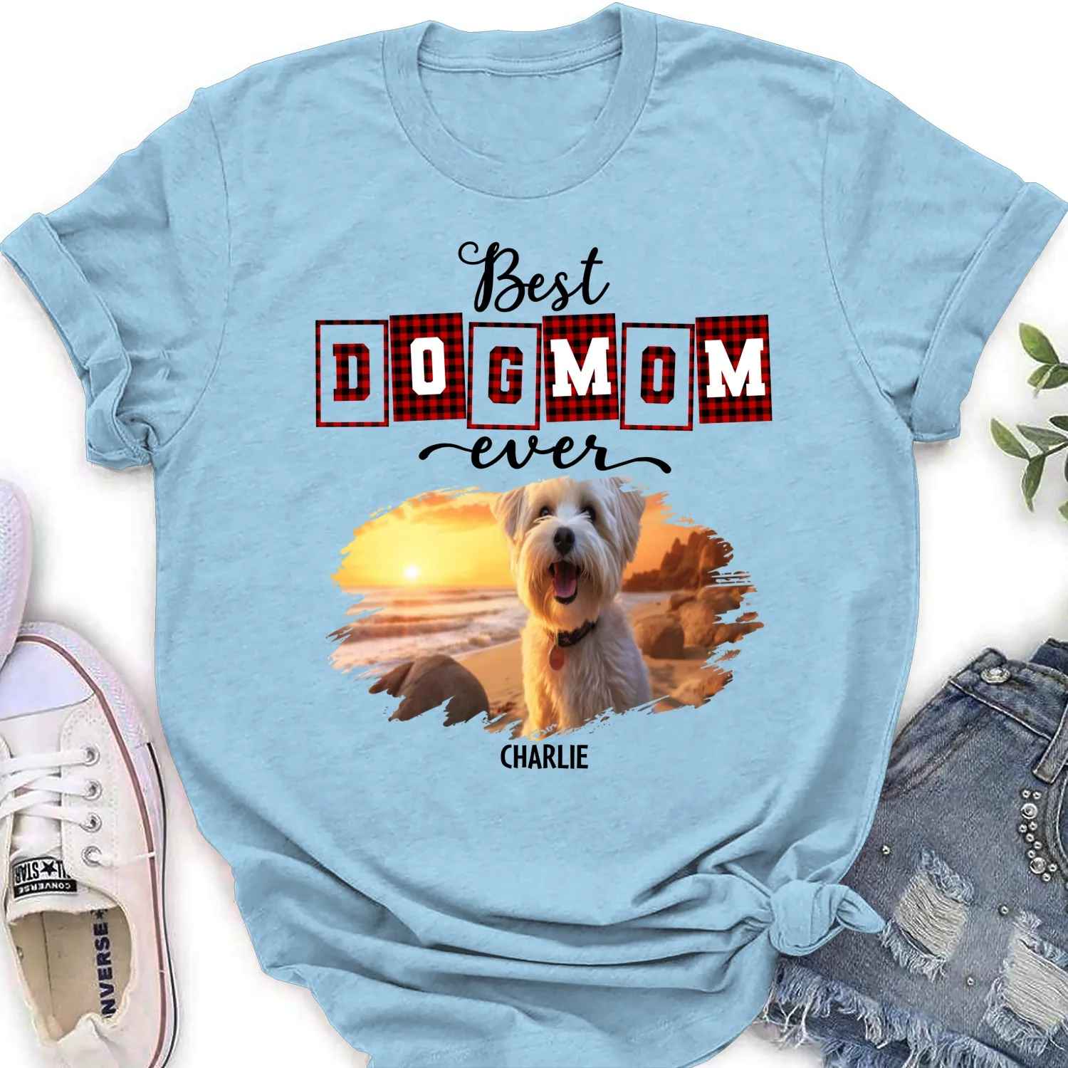 Best Mom Of The Year Photo - Personalized Custom Women's T-shirt - Image 6