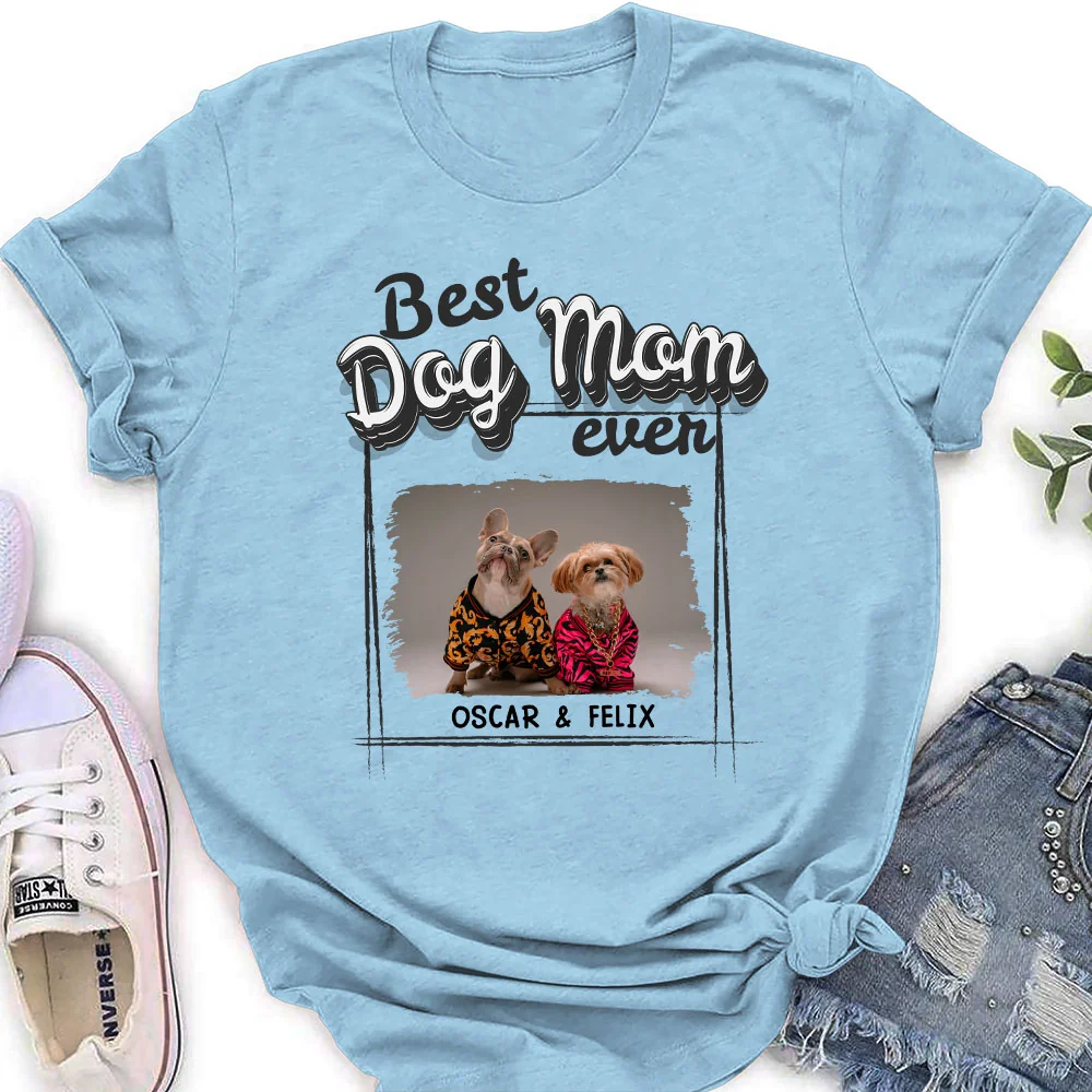 Best Of The Best Photo - Personalized Custom Women's T-Shirt - Image 3