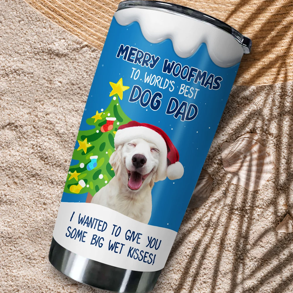 Big Wet Kisses Photo - Personalized Custom Tumbler - Image 5