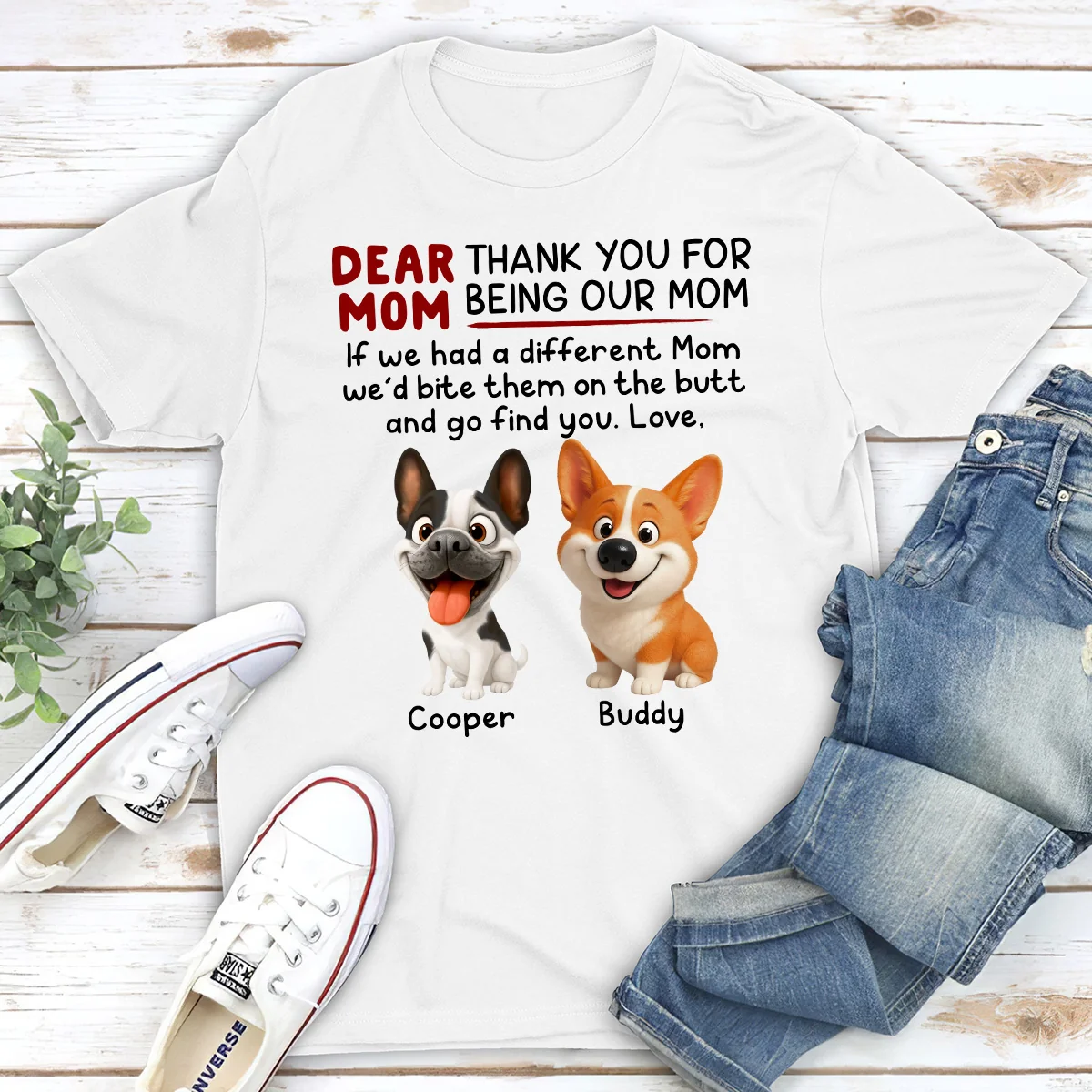 Bite Their Butt - Personalized Custom Unisex T-Shirt - Image 2