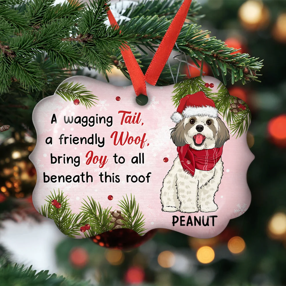 Bring Joy - Personalized Custom Aluminum Ornament - Image 3