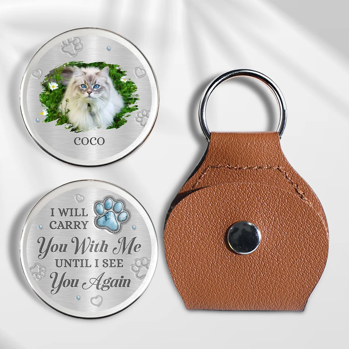 Carry You With Me Photo - Personalized Custom 3D Effect Pocket Hug - Image 2