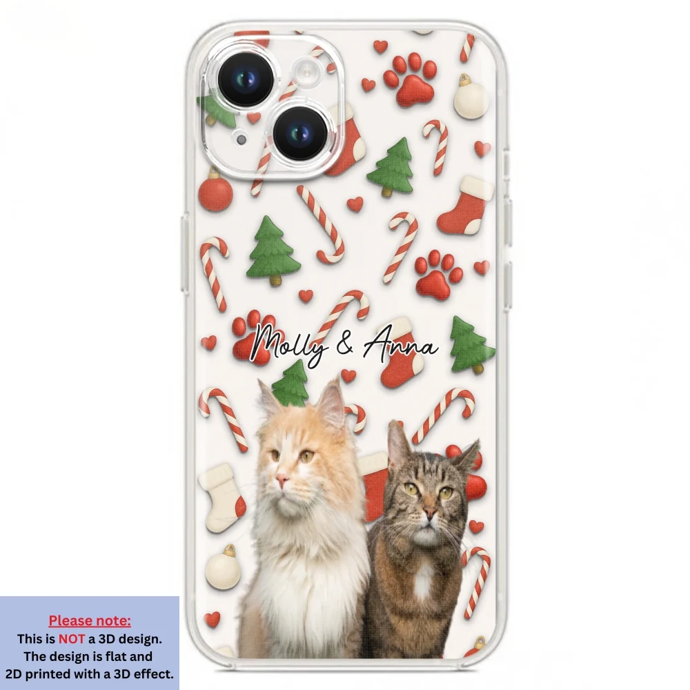 Cat And Human Cartoon Ver 2 Photo - Personalized Custom Phone Case - Image 13