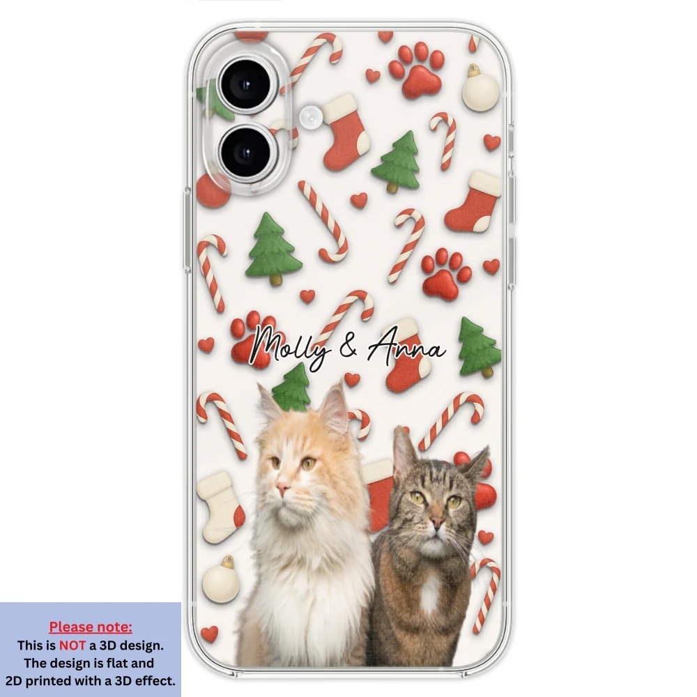 Cat And Human Cartoon Ver 2 Photo - Personalized Custom Phone Case - Image 22