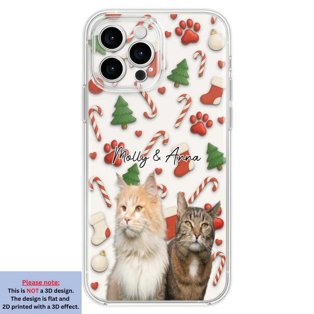 Cat And Human Cartoon Ver 2 Photo - Personalized Custom Phone Case - Image 23