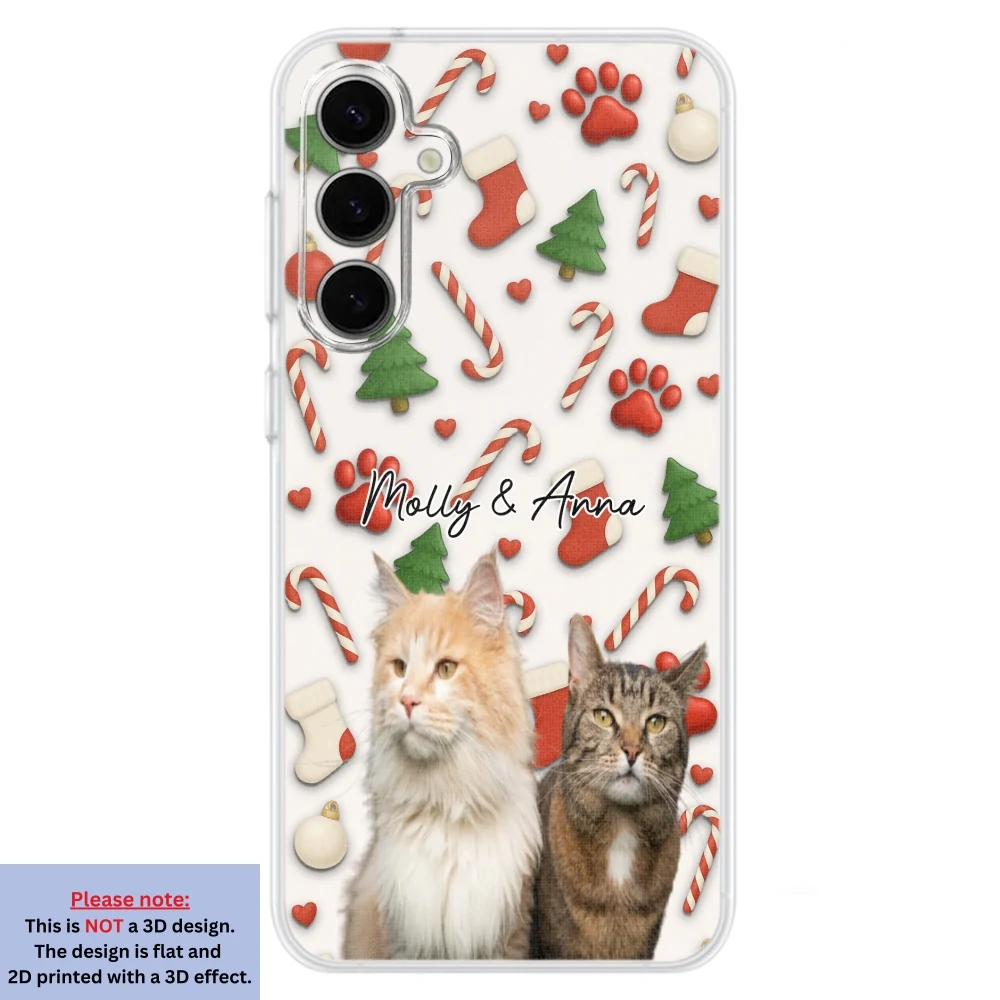 Cat And Human Cartoon Ver 2 Photo - Personalized Custom Phone Case - Image 26