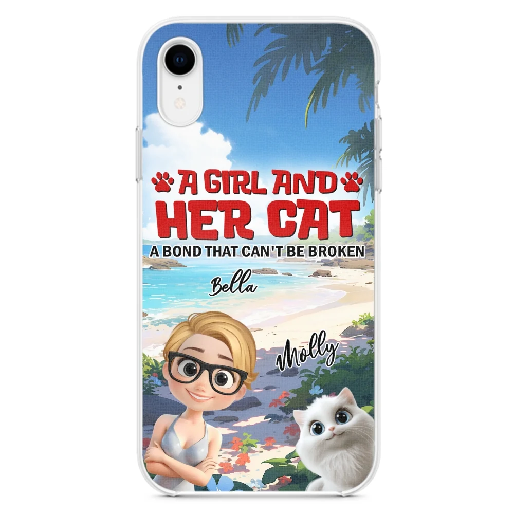 Cat And Mom Summer - Personalized Custom Phone Case - Image 21