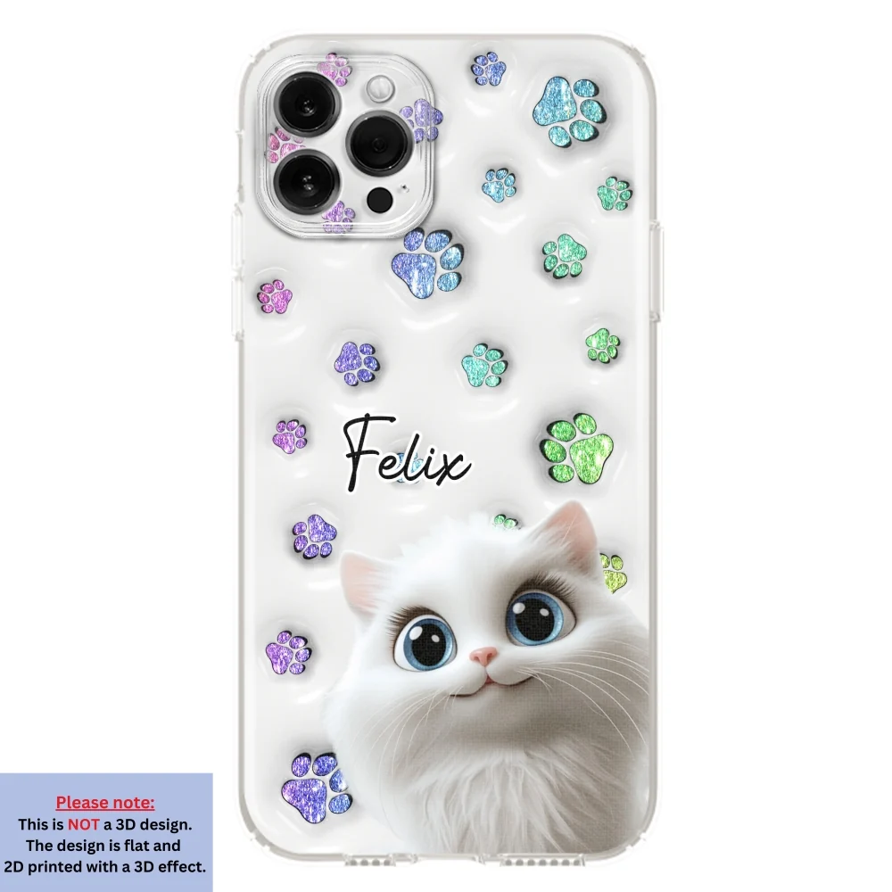 Cat Baby - Personalized Custom 3D Inflated Effect Phone Case - Image 12